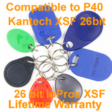 Proximity Key Fob Compatible with Kantech ioProx XSF 26bit P40KEY